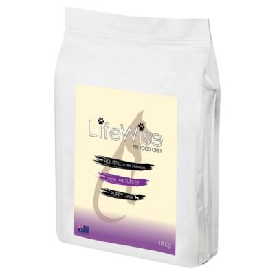 Lifewise Australia Grain Free Dry Puppy Food Turkey with Lamb & Vegetables Large Bites 18kg