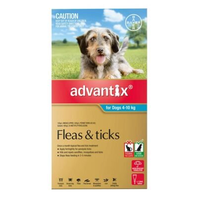Advantix For Medium Dogs 4 To 10kg Aqua 9 Pack