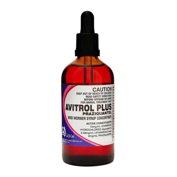 Avitrol Plus Wormer Syrup Concentrate For Birds   100 Ml