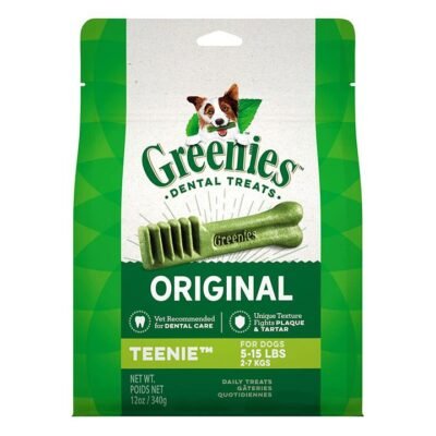 Greenies Original Dental Treats For Dogs - Teenie 2-7 Kg  340 Gm