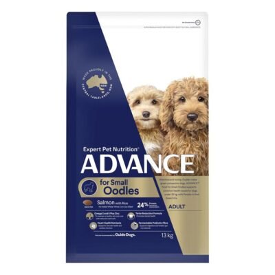 Advance Oodles Adult Small Breed Salmon With Rice Dry Dog Food  13 Kg