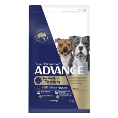Advance Terriers Ocean Fish With Rice Medium Breed Adult Dog Dry Food  2.5 Kg