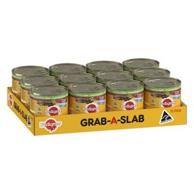 Pedigree Dog Adult Beef And Vegies Loaf  700g X 12 Cans 1 Pack