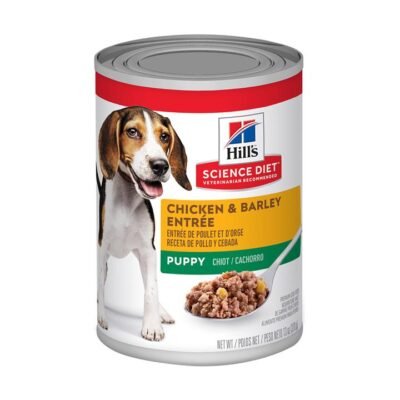 Hill's Science Diet Puppy Up To 1 Year With Chicken & Barley Wet Dog Food 370gm 12 Cans