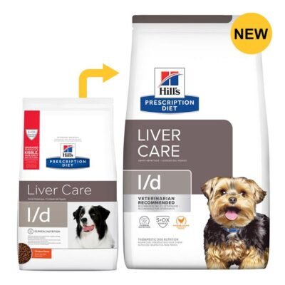 Hill's Prescription Diet L/D Liver Care Chicken Flavour Dry Dog Food  7.98 Kg
