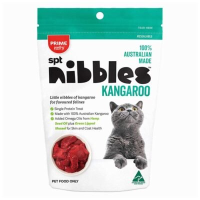 Prime Pantry Nibbles Spt Single Protein Kangaroo Treats For Cats 40 Gm  4 Pack