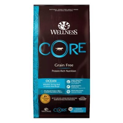 Wellness Core Grain Free Adult Ocean Formula Whitefish, Herring Meal & Salmon Meal Dry Dog  10 Kg