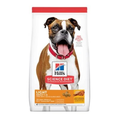 Hill's Science Diet Light Adult 1-6 With Chicken Meal & Barley Dry Dog Food  12 Kg