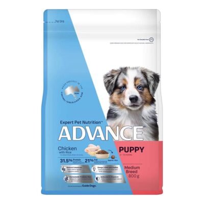 Advance Puppy Medium Breed Dog Dry Food Chicken & Rice  800 Gm