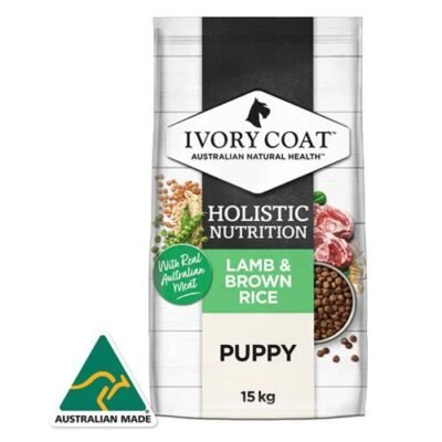 Ivory Coat Holistic Nutrition Puppy Dry Food Lamb And Brown Rice 15 Kg