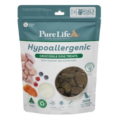 Pure Life Hypoallergenic Crocodile Dog Treats 100 Gm