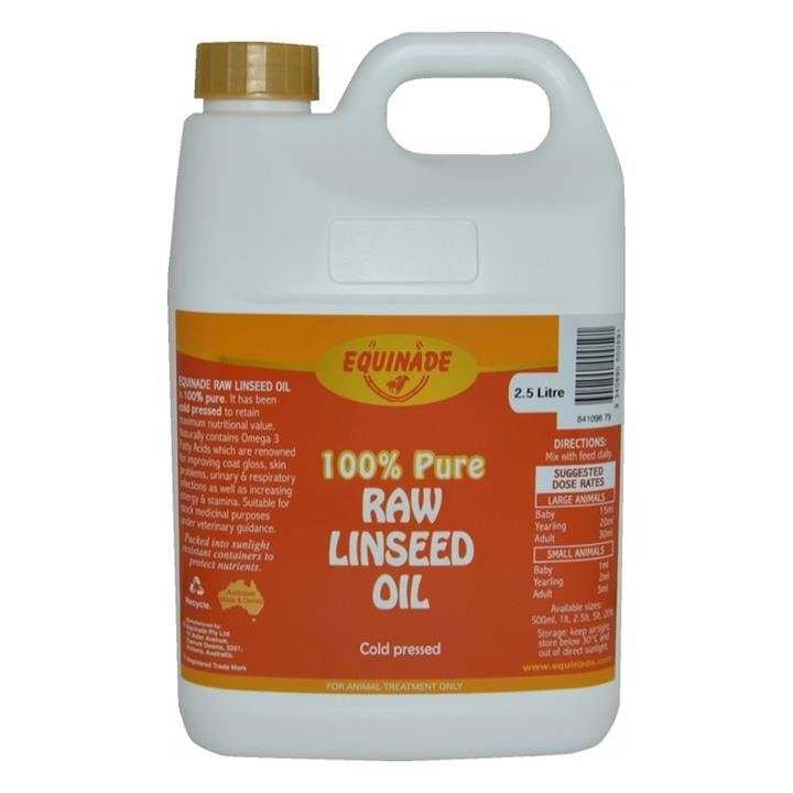 Equinade Raw Linseed Oil 2.5 Litres Waggly Shop