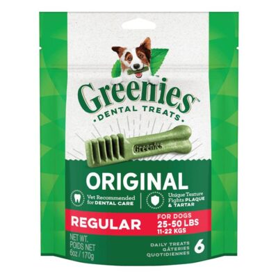 Greenies Original Dental Treats For Dogs - Regular 11-22 Kg  170 Gm