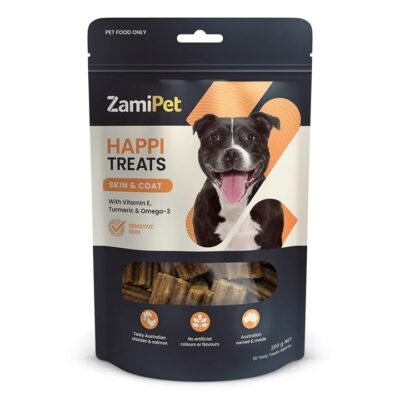 Zamipet Happitreats Skin & Coat Dog Chews  30 Chews
