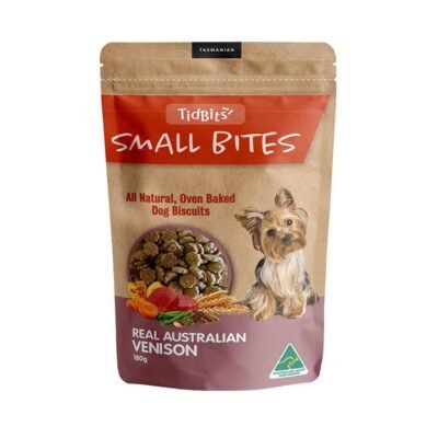 Tidbits Small Bites Venison Biscuit Treats For Dogs  180 Gm