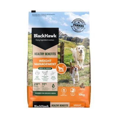 Black Hawk Dog Healthy Benefits Weight Management Dog Dry Food 10 Kg