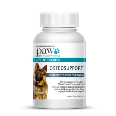 PAW Osteosupport Joint Support Powder for Dogs - 150 Capsules