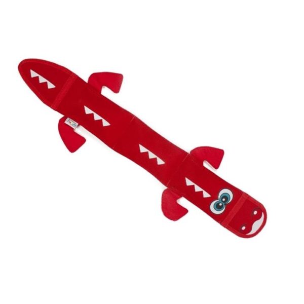 Outward Hound Fire Biterz Tough Red Dragon No Stuffing Squeaker Dog Toy - 3 squeaker