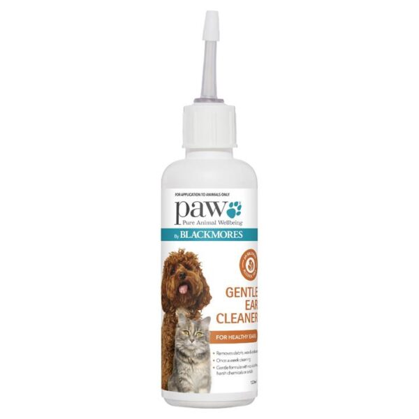 Paw by Blackmores Gentle Ear Cleaner for Cats and Dogs 120ml