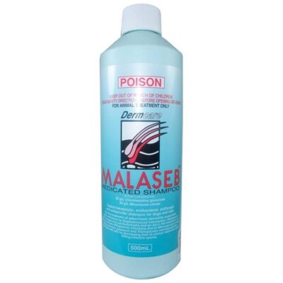 Malaseb Medicated Pet Shampoo & Antifungal Treatment for Cats & Dogs - 500ml