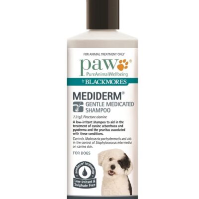PAW by Blackmores MediDerm Gentle Medicated Shampoo for Dogs - 500ml