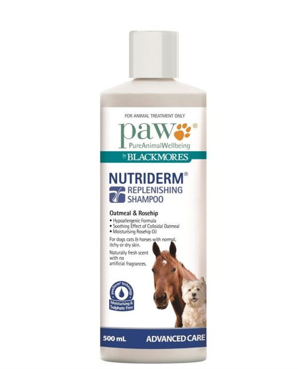 PAW NutriDerm Replenishing Shampoo for Dogs & Horses 500ml