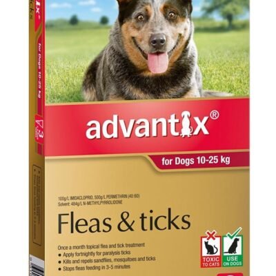Advantix Spot-On Flea & Tick Control Treatment for Dogs 10-25kg - 3-Pack