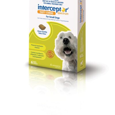 Interceptor Wormer - Small 4-11kg - 3pk