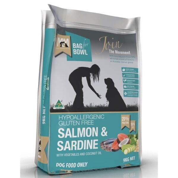 Meals for Mutts Gluten Free Salmon & Sardine Dry Dog Food 9kg