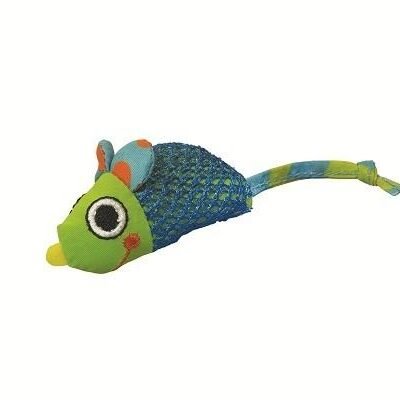 Petstages Catnip Chew Mice - Pair of Dental Care Cat Toys