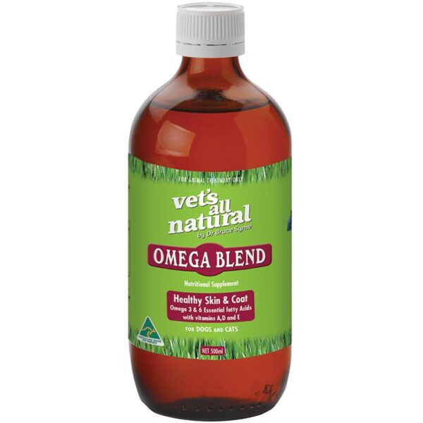 Vets All Natural Omega Blend for Healthy Skin & Coat for Cats & Dogs - 500ml