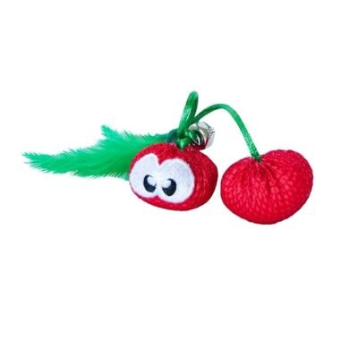 Petstages Dental Cherries Dental Care Cat Chew Toy with Catnip