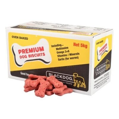 Black Dog Naturally Baked Beef Australian Biscuit Treats for Dogs - 5kg