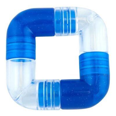 Planet Dog Orbee Tuff Link 4-piece Treat Dispenser Interactive Dog Toy - Royal Blue