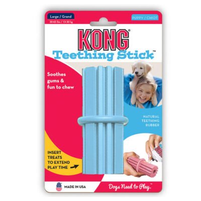 Kong Teething Dental Stick Puppy Toy For Dogs  1 X Large