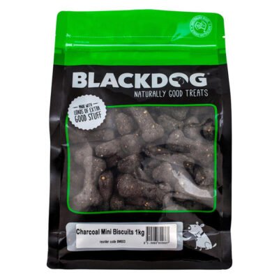 Blackdog Mini Biscuits Charcoal For Dogs 1 Kg