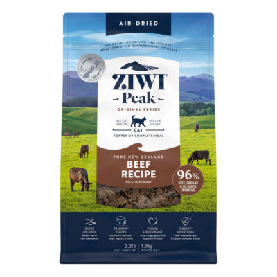 Ziwi Peak Air Dried Beef Recipe Dry Cat Food  1 Kg