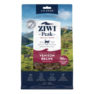 Ziwi Peak Air Dried Venison Recipe Dry Cat Food  400 Gm