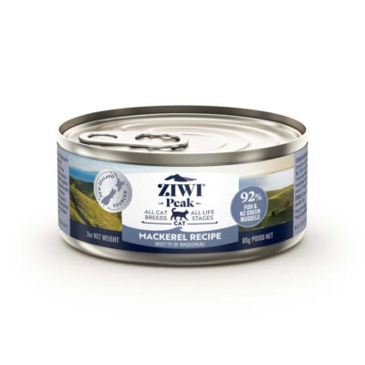 Ziwi Peak Cat Wet Mackerel Recipe 85 Gms 24 Cans