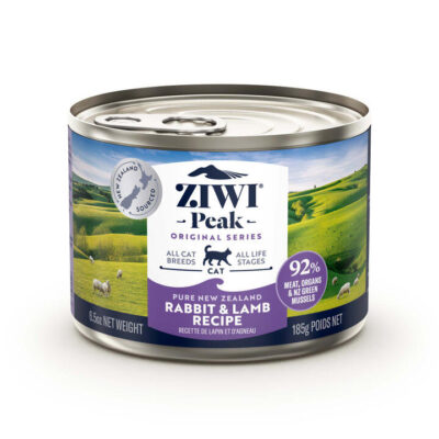 Ziwi Peak Cat Wet Rabbit & Lamb Recipe 185 Gms 12 Cans