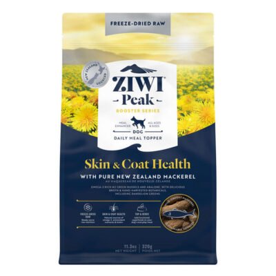 Ziwi Peak Freeze Dried Booster Skin & Coat Mackerel Dog Food  320 Gm