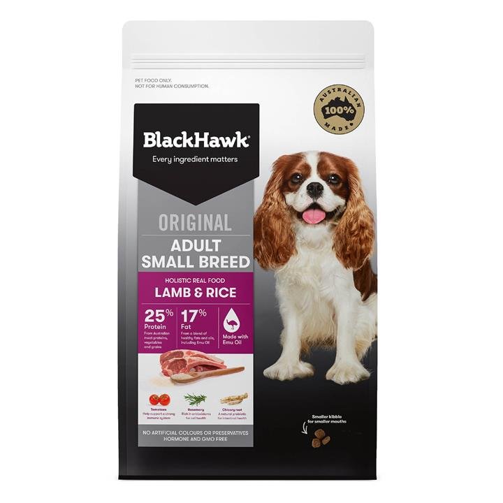 Black Hawk Original Adult Small Breed Lamb & Rice Dry Dog Food  10 Kg