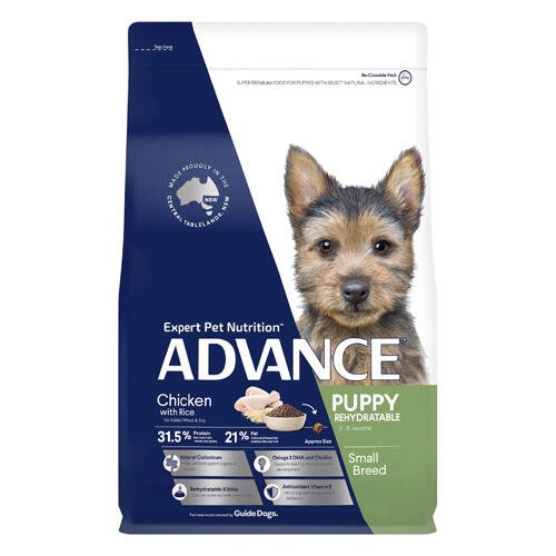 Advance Puppy Rehydratable Small Breed Chicken With Rice Dry Dog Food  8 Kg
