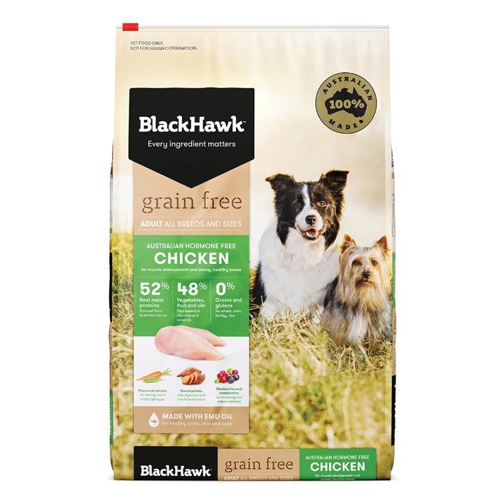 Black Hawk Grain Free Adult Chicken Dry Dog Food 2.5 Kg