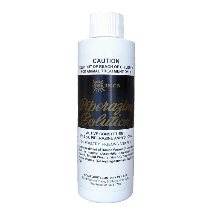 Inca Piperazine Solution For Pigeons, Poultry And Pigs  500 Ml