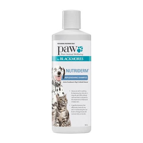 Paw Nutriderm Shampoo For Dogs And Cats 500 Ml