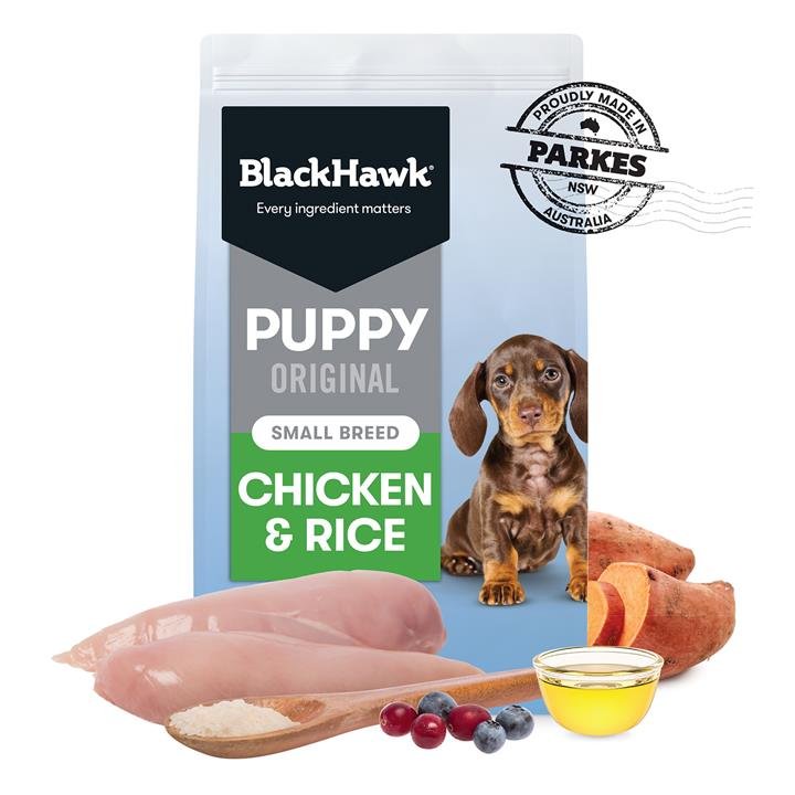 Black Hawk Original Puppy Small Breed Chicken & Rice Dry Dog Food  10 Kg