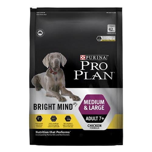 Pro Plan Bright Mind Adult 7+ Medium & Large Breed Dry Dog Food    12 Kg