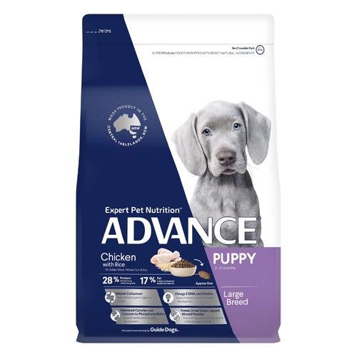 Advance Puppy Large Breed Chicken With Rice Dry Dog Food  15 Kg