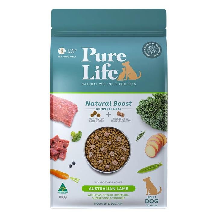 Pure Life Natural Boost Dog Adult Lamb 1.8 Kg